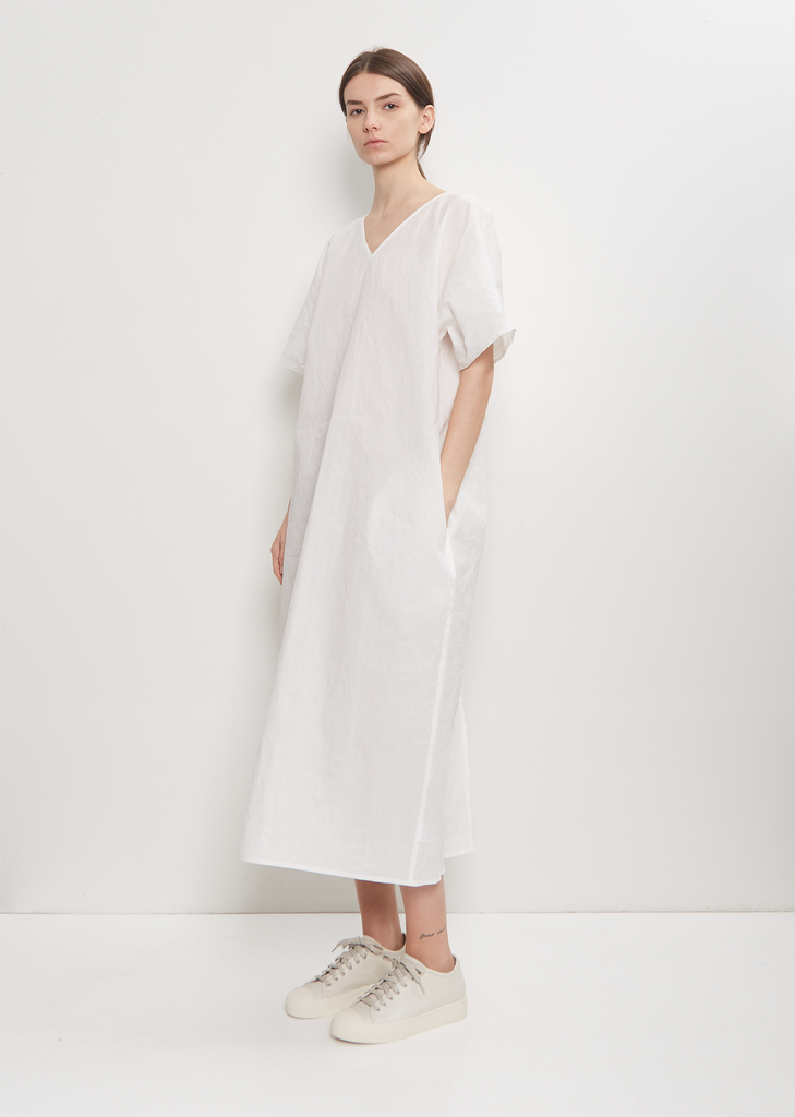 Disa Cotton V-Neck Dress