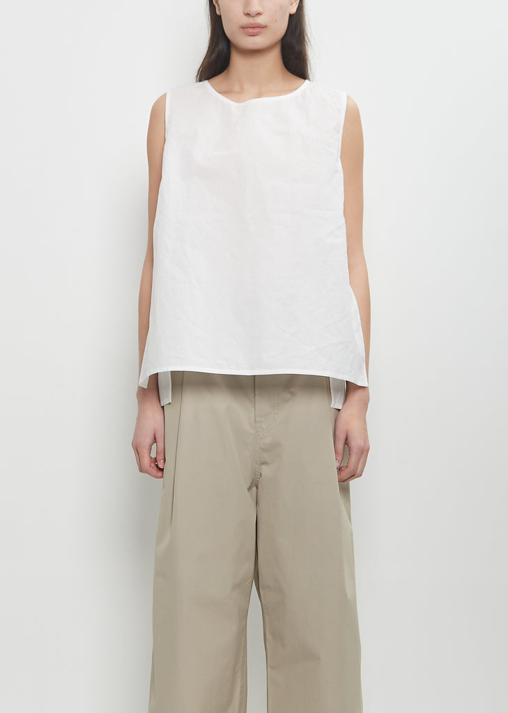 Cotton Brody Loose Top — Off White