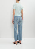 Washable Wool Pile Tee — Light Aqua