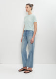 Washable Wool Pile Tee — Light Aqua