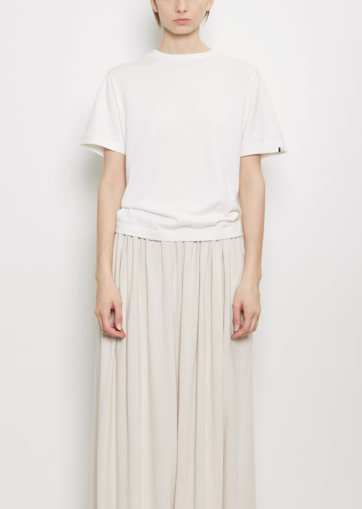 n°268 Cuba Cotton Cashmere Top — Snow