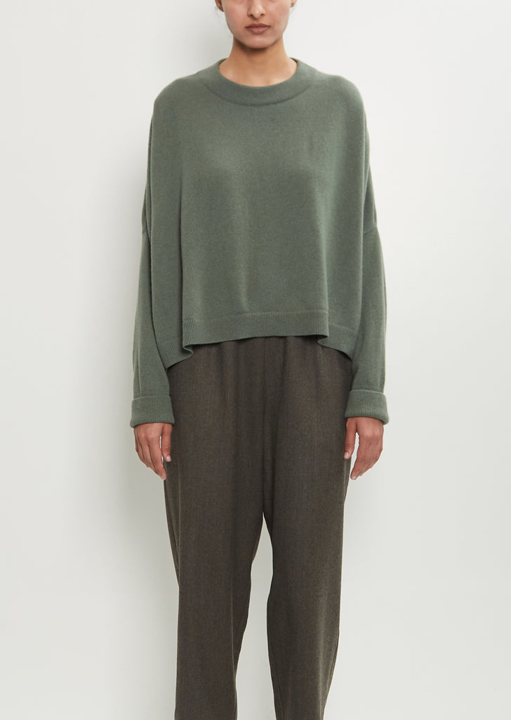 Cashmere Iconic Crewneck Sweater — Ecualipto