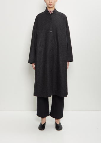 Wool Felt Long Coat
