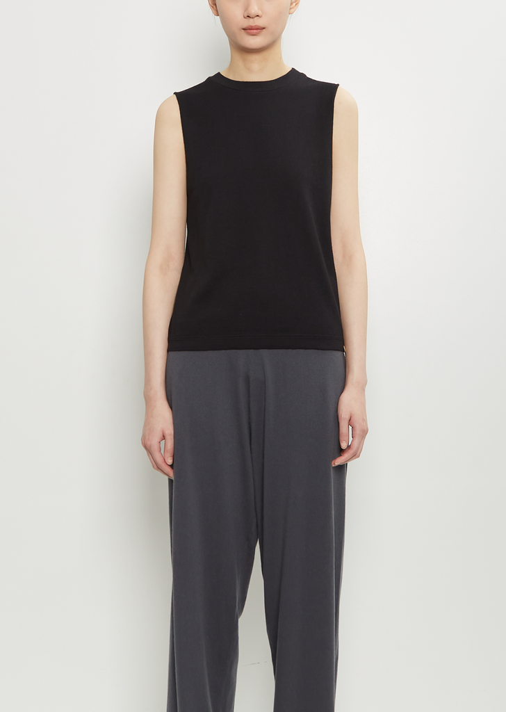 n°421 Player Cotton Cashmere Top — Raven